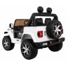 Masinuta electrica Jeep Wrangler Rubicon, tip off road, 12V, 2 scaune, roti spuma EVA, lumini, muzica, 126x70x80cm