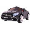 Masinuta electrica Mercedes AMG SL65, 2 motoare, roti spuma EVA, 2 locuri, negru