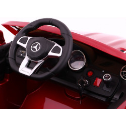 Masinuta electrica Mercedes AMG SL65, sport, 12V, control telecomanda, LED, roti spuma EVA, 3 viteze, MP3, 120x71x49cm