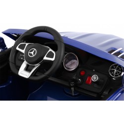 Masinuta electrica Mercedes AMG SL65, sport, control telecomanda, 12V, roti spuma EVA, 3 viteze, melodii, USB, 120x71x49cm