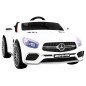 Masinuta electrica Mercedes AMG SL65, 2 motoare, roti spuma EVA, 2 locuri, alb Masinuta electrica Mercedes AMG SL65, 2 motoare, roti spuma EVA, 2 locuri, alb