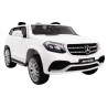 Masinuta electrica Mercedes AMG GLS63, 4 motoare, 2 locuri, roti spuma EVA, alb