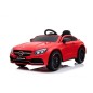 Masinuta electrica Mercedes Benz, roti spuma EVA, 2 motoare, rosu