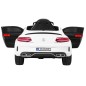 Masinuta electrica Mercedes Benz C63 AMG, 2 motoare, roti spuma EVA, alb Masinuta electrica Mercedes Benz C63 AMG, 2 motoare, roti spuma EVA, alb