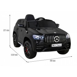 Masinuta electrica Mercedes BENZ M-Class, 4 motoare, roti EVA, negru