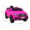 Masinuta electrica Mercedes BENZ M-Class, 4x4, roti spuma EVA, roz