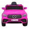 Masinuta electrica Mercedes BENZ M-Class, 4x4, roti spuma EVA, roz