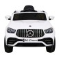 Masinuta electrica Mercedes BENZ M-Class, 4 motoare, roti spuma EVA, alb Masinuta electrica Mercedes BENZ M-Class, 4 motoare, roti spuma EVA, alb