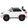 Masinuta electrica Mercedes BENZ M-Class, 4 motoare, roti spuma EVA, alb