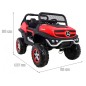 Masinuta electrica Mercedes BENZ UNIMOG, Bluetooth, 2 scaune, 4 motoare Masinuta electrica Mercedes BENZ UNIMOG, Bluetooth, 2 scaune, 4 motoare