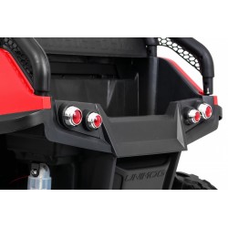 Masinuta electrica Mercedes BENZ UNIMOG, Bluetooth, 2 scaune, 4 motoare