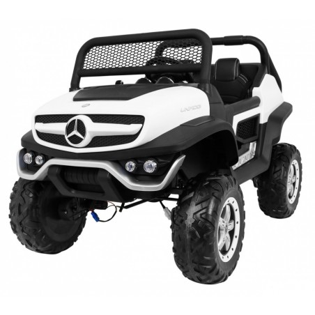 Masinuta electrica Mercedes Benz, 4 motoare, 2 locuri, Bluetooth