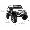 Masinuta electrica Mercedes Benz, 4 motoare, 2 locuri, Bluetooth