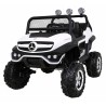 Masinuta electrica Mercedes BENZ UNIMOG, 12V, 3 viteze, roti spuma EVA, faruri LED, MP3, SD, centura de siguranta, 102x65x84cm