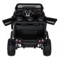 Masinuta electrica Mercedes BENZ UNIMOG, 12V, 3 viteze, roti spuma EVA, faruri LED, MP3, SD, centura de siguranta, 102x65x84cm