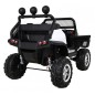 Masinuta electrica Mercedes BENZ UNIMOG, 12V, 3 viteze, roti spuma EVA, faruri LED, MP3, SD, centura de siguranta, 102x65x84cm