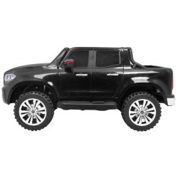 Masinuta electrica Mercedes X-Class, 4 motoare, 2 locuri, roti spuma EVA, negru