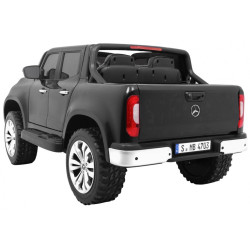 Masinuta electrica Mercedes X-Class, 4 motoare, 2 locuri, roti spuma EVA, negru