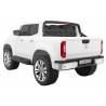 Masinuta electrica Mercedes X-Class, 4 motoare, 2 locuri, roti spuma EVA, alb