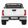 Masinuta electrica Mercedes X-Class, 4 motoare, 2 locuri, roti spuma EVA, alb
