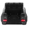 Masinuta electrica Mercedes 6x6, MP4, 2 locuri, roti cauciuc, negru