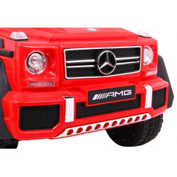 Masinuta electrica Mercedes G63, 6x6, MP4, 2 locuri, panou tactil, roti cauciuc