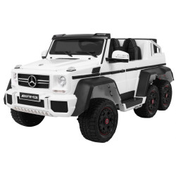Masinuta electrica Mercedes 6x6, MP4, 2 locuri, roti cauciuc