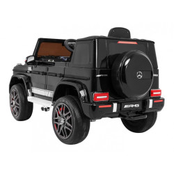 Masinuta electrica Mercedes AMG G63, roti spuma EVA, 2 motoare, negru