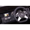 Masinuta electrica Mercedes AMG G65, 2 locuri, 2 motoare, roti spuma EVA, alb