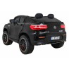 Masinuta electrica Mercedes GLC 63S, 4 motoare, roti spuma EVA, 2 locuri, Panou tactil MP4, negru