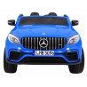 Masinuta electrica Mercedes GLC 63S, 4 motoare, roti spuma EVA, 2 locuri, Panou tactil MP4, albastru