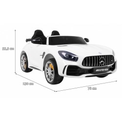 Masinuta electrica Mercedes-Benz GT R, 4x4, roti EVA, 4 motoare