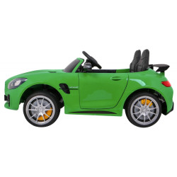 Masinuta electrica Mercedes-Benz GT, 4x4, 2 scaune, roti EVA, verde