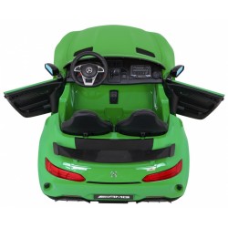 Masinuta electrica Mercedes-Benz GT, 4x4, 2 scaune, roti EVA, verde