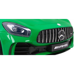 Masinuta electrica Mercedes-Benz GT, 4x4, 2 scaune, roti EVA, verde