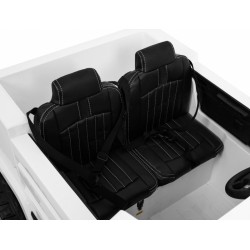 Masinuta electrica Mercedes-Benz ZETROS, 2 motoare, roti spuma EVA, 2 locuri, alb