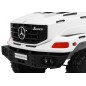Masinuta electrica Mercedes-Benz ZETROS, 2 motoare, roti spuma EVA, 2 locuri, alb