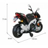 Motocicleta electrica Aprilia Tuono, 2x35W, 12V7Ah, MP3, SD, AUX, USB, greutate suportata 25 kg