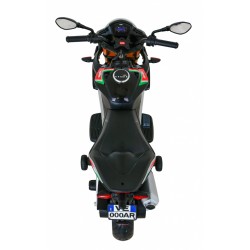 Motocicleta electrica Aprilia Tuono, 2x35W, 12V7Ah, MP3, SD, AUX, USB, greutate suportata 25 kg
