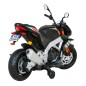 Motocicleta electrica Aprilia Tuono, 2x35W, 12V7Ah, MP3, SD, AUX, USB, greutate suportata 25 kg
