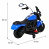 Motor electric Chopper V-Max Albastru, 6V/4,5Ah, lumina fata, claxon, melodii, 82 x 43 x 52 cm