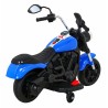 Motor electric Chopper V-Max Albastru, 6V/4,5Ah, lumina fata, claxon, melodii, 82 x 43 x 52 cm