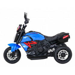 Motocicleta electrica, sport, 6V/4,5Ah, 18W, lumini, claxon, usb, scaun piele, 83x35x63 cm