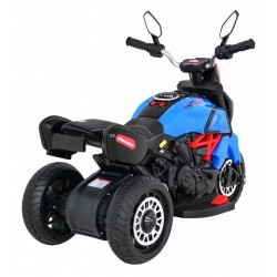 Motocicleta electrica, sport, 6V/4,5Ah, 18W, lumini, claxon, usb, scaun piele, 83x35x63 cm