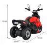 Motocicleta electrica Fast Tourist, sport, 18W, 6V/4,5Ah, roti plastic, lumini, claxon, melodii, 83 x 35 x 63 cm