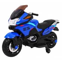 Motocicleta electrica Sport, 2 x 35 W, roti spuma EVA, Radio FM, MP3, SD, AUX, USB, lumini