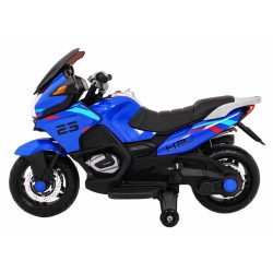 Motocicleta electrica Sport, 2 x 35 W, roti spuma EVA, Radio FM, MP3, SD, AUX, USB, lumini