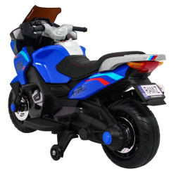 Motocicleta electrica Sport, 2 x 35 W, roti spuma EVA, Radio FM, MP3, SD, AUX, USB, lumini