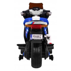 Motocicleta electrica Sport, 2 x 35 W, roti spuma EVA, Radio FM, MP3, SD, AUX, USB, lumini