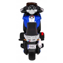 Motocicleta electrica Sport, 2 x 35 W, roti spuma EVA, Radio FM, MP3, SD, AUX, USB, lumini